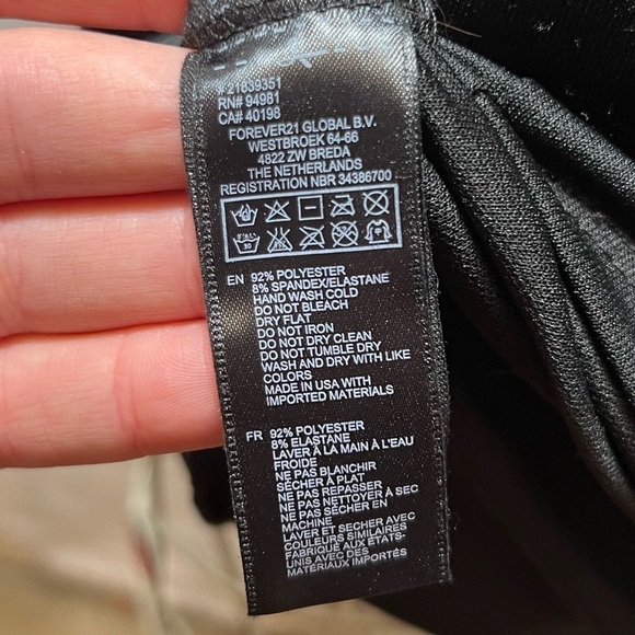 Forever 21 Body-con Black Dress with Gold Studs on Side - Large - Picture 6 of 6